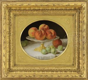 Still-life With Peaches And Green Plums Still-life With Peaches And Green Plums