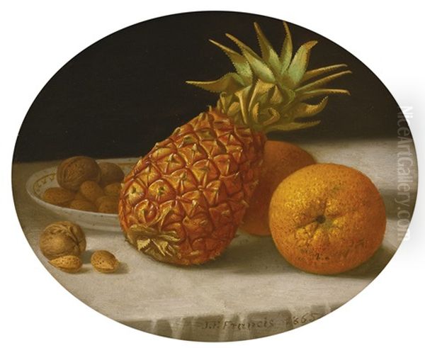 Still Life With Pineapple, Oranges And Nuts - view 1