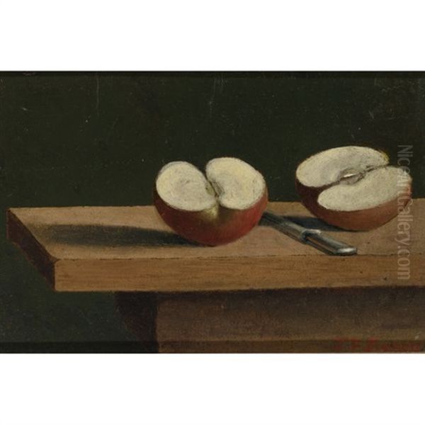 Knife And Apples - view 1