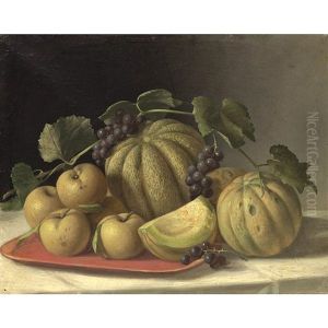 Melons And Yellow Apples by John F. Francis