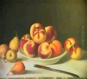 Still Life With Peaches And Pears by John F. Francis
