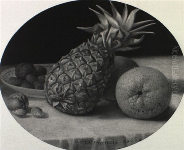 Still Life With Pineapple, Oranges And Nuts - view 1
