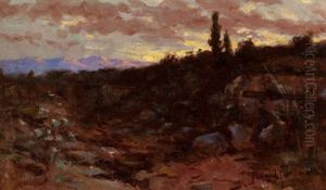 Sunset Landscape by John Bond Francisco