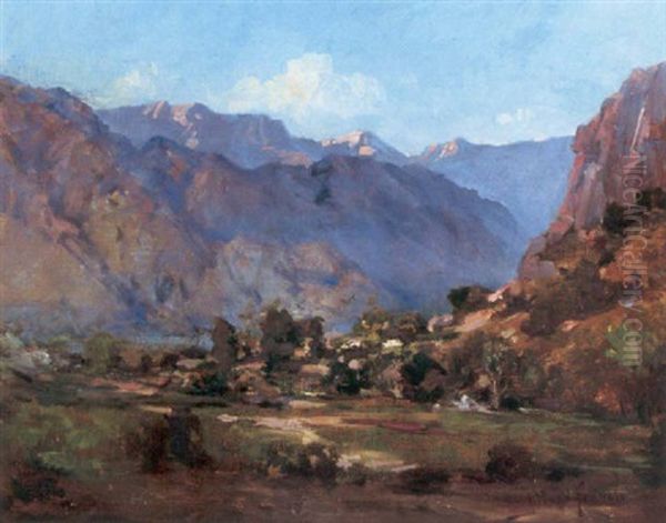 A Colorful Mountain Landscape - view 1