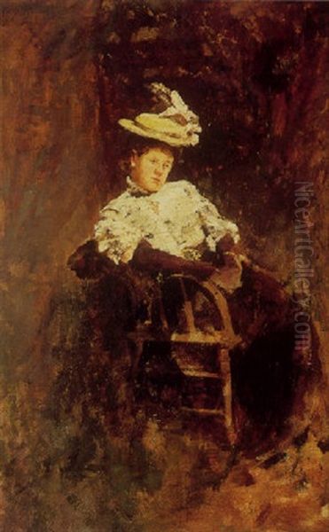 A Portrait Of A Seated Lady - view 1