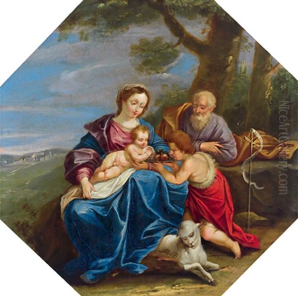 Die Heilige Familie Mit Dem Johannesknaben In Einer Landschaft - view 1