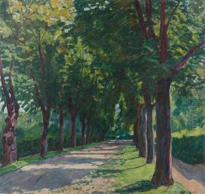Lindenallee Im Sommer (potsdam, Russisches Dorf)