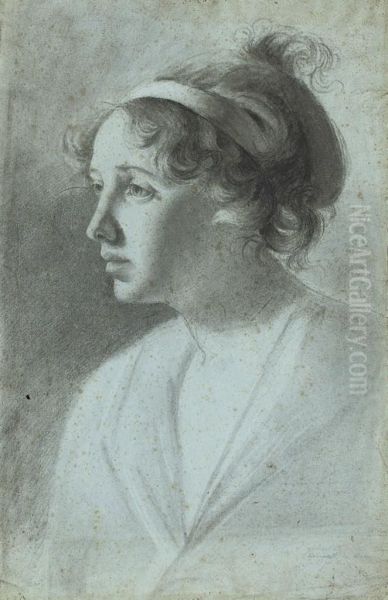 Portrait Of Mademoiselle De Lacaze, Bust-length, In Three-quarter Profile To The Left - view 1
