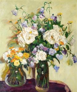 Zwei Blumenstrause