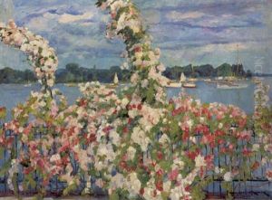 Rosenberankter Zaun Am Wannsee