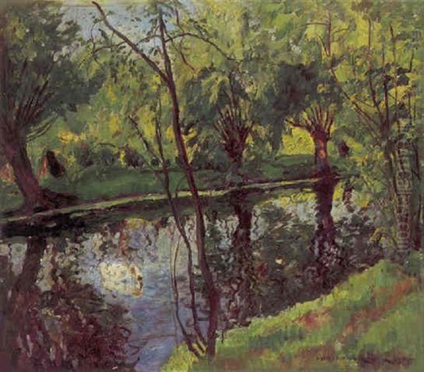Kanal Unter Baumen - view 1