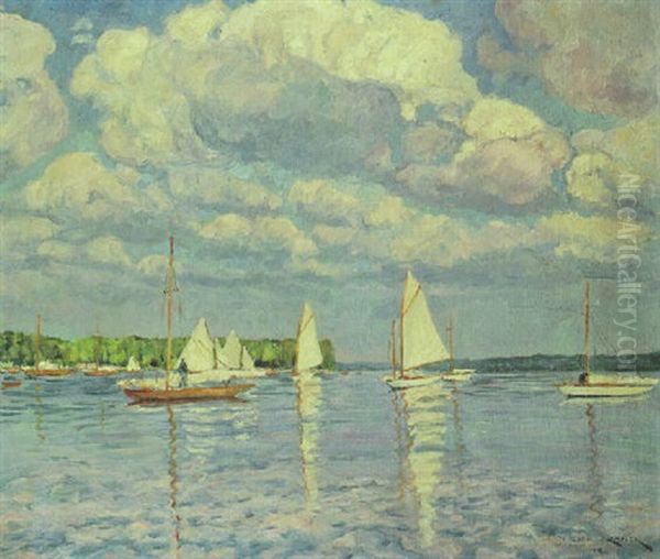 Segelboote Vor Schwanenwerder - view 1