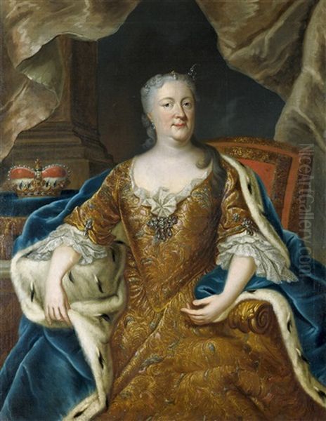 Bildnis Der Herzogin Antoinette Amalie Von Braunschweig-wolfenbuttel - view 1