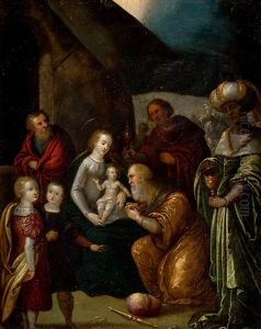 La Adoracion De Los Reyes Magos by Frans Francken III