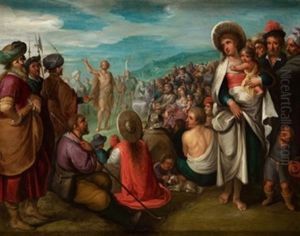 Predicacion De San Juan Bautista by Frans Francken III