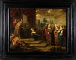 La Presentacion De La Virgen by Frans Francken III