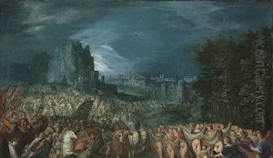 The Bravery Of The Persian Women by Frans Francken III