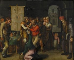 Hos Tandlakaren by Frans Francken III