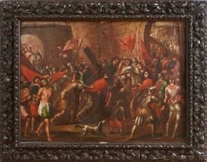 The Road To Calgary by Frans Francken III