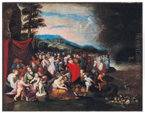 Le Peuple De Moise Apres Le Passage De La Mer Rouge by Frans Francken III