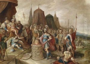 Gaius Mucius Scaevola Vor Porsenna by Frans Francken III