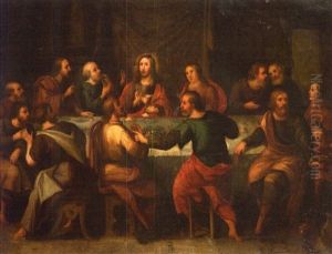 La Cene by Frans Francken III