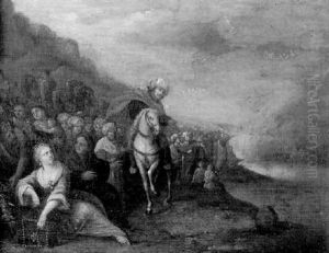 Moses Teilt Das Wasser Des Roten Meeres by Frans Francken III