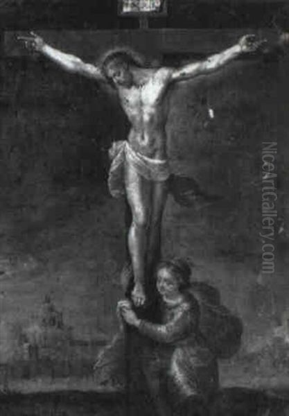 The Crucifixion With The Magdalen At The Foot Of The Cross - view 1