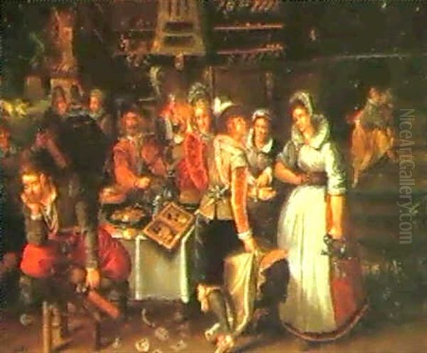 Scene D'auberge, Les Joueurs De Trictrac - view 1