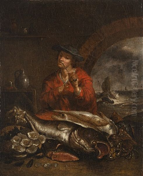 Pescatore Che Fuma La Pipa - view 1