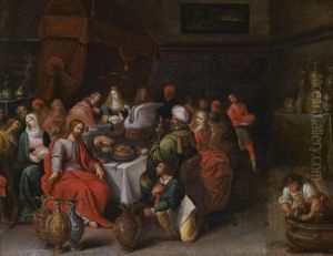 Les Noces De Cana by Ambrosius Francken