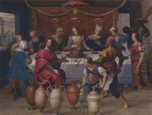 The Marriage At Cana by Ambrosius Francken