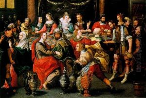 Les Noces De Cana by Ambrosius Francken