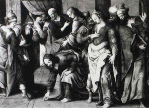 Christ And The Woman Taken In Adultery Christ And The Woman Taken In Adultery