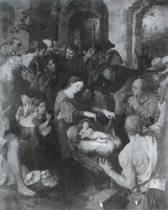 The Adoration Of The Shepherds by Ambrosius Francken