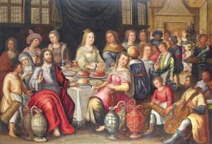 The Wedding Feast At Cana by Frans Francken the Elder