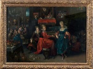 Les Vierges Sages Et Les Vierges Folles by Frans Francken the Elder