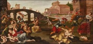 The Slaying Of The Infants In Bethlehem by Frans Francken the Elder