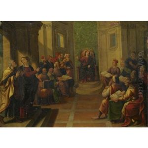 Christ And The Doctors In The Temple by Frans Francken the Elder
