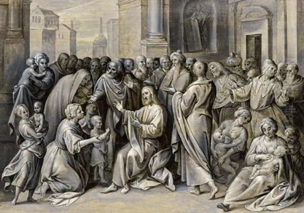 Christ Blessing The Children - view 1