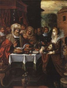 Salome Apportant La Tete De Saint Jean-baptiste Dit Le Festin D'herode
