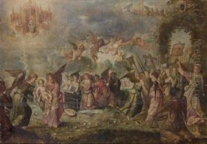 Le Triomphe De L'enfant Jesus by Ambrosius Francken the Younger