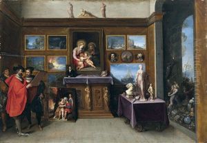 Galerieinterieur Mit Anes Iconoclastes