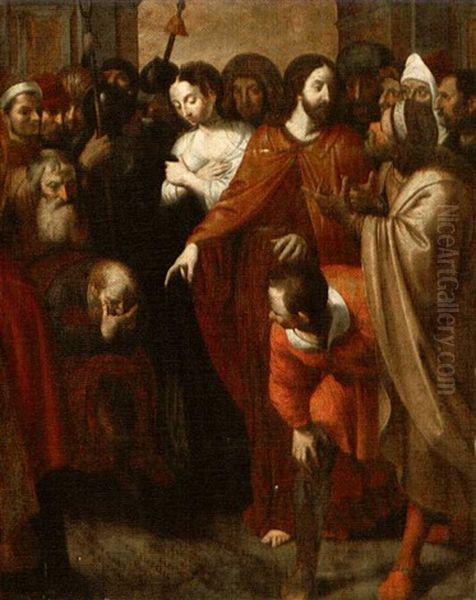 Le Christ Et La Femme Adultere - view 1