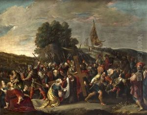Cristo Y La Veronica Camino Del Calvario by Frans Francken the Younger