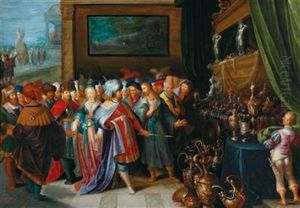 Solon And Croesus by Frans Francken the Younger