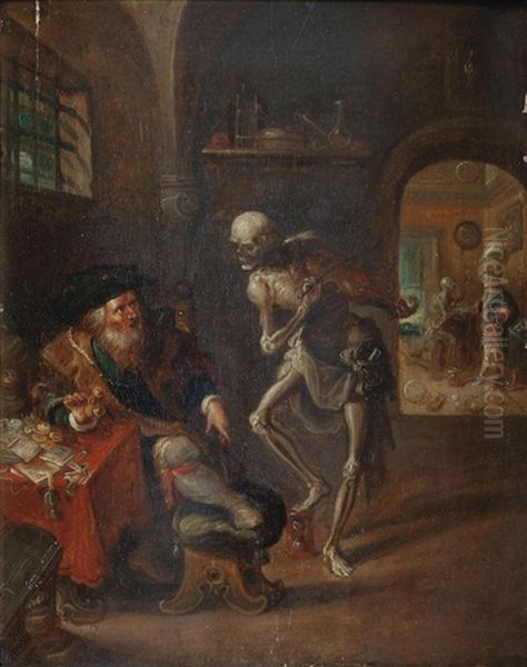 An Allegory Of Death Playing The Fiddle - view 1