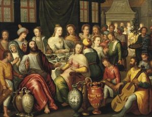 The Marriage At Cana by Hieronymus Francken the Younger