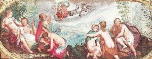 Das Urteil Des Paris by Hieronymus Francken the Younger