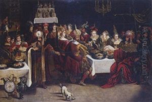 Le Banquet De Cresus by Hieronymus Francken the Younger
